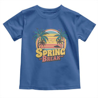 Funny Spring Break Toddler T Shirt Spring Vacation Beach Palm Tree