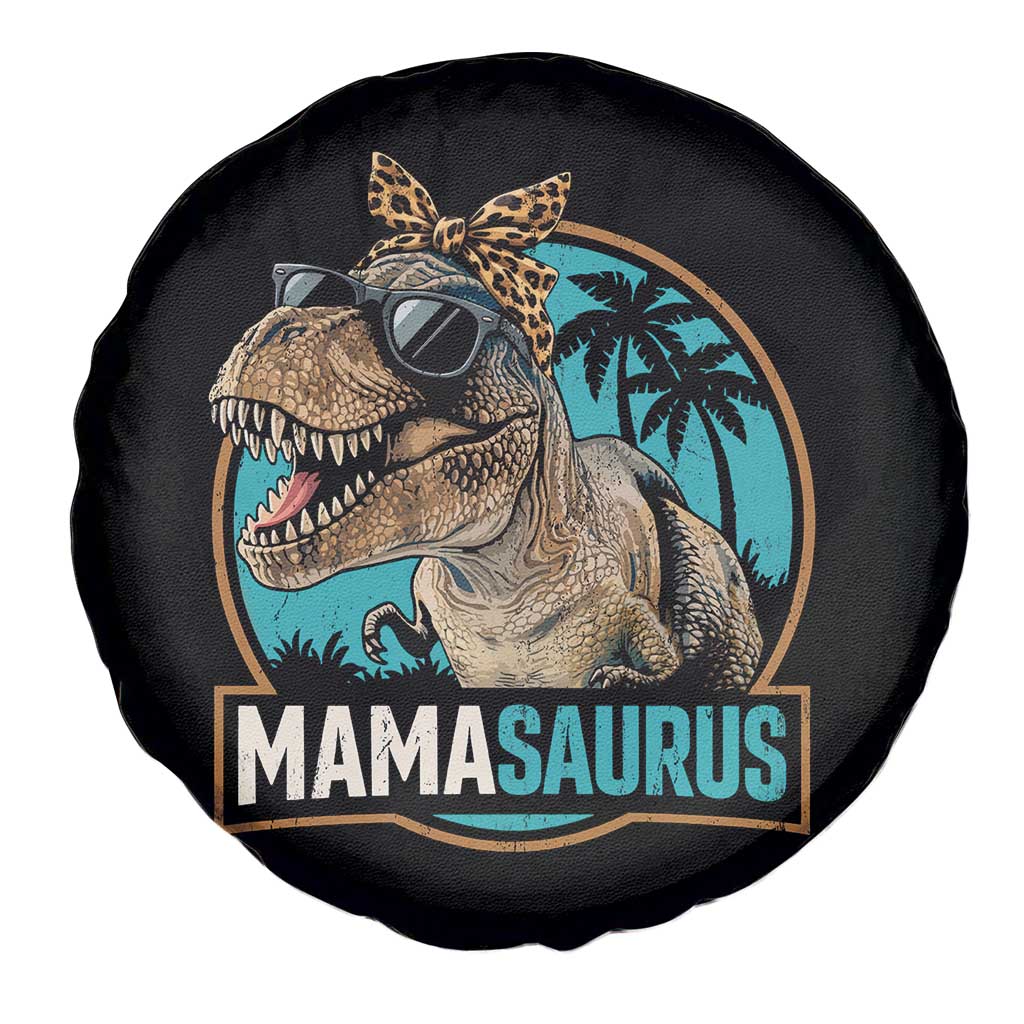 Mamasaurus Funny Dinosaur Mama Spare Tire Cover Mothers Day Family Matching