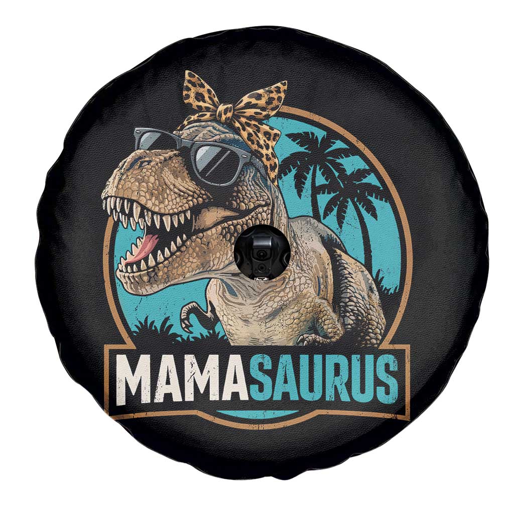 Mamasaurus Funny Dinosaur Mama Spare Tire Cover Mothers Day Family Matching