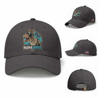 Mamasaurus Funny Dinosaur Mama Baseball Cap Mothers Day Family Matching