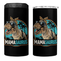 Mamasaurus Funny Dinosaur Mama 4 in 1 Can Cooler Tumbler Mothers Day Family Matching