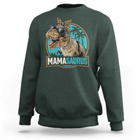 Mamasaurus Funny Dinosaur Mama Sweatshirt Mothers Day Family Matching