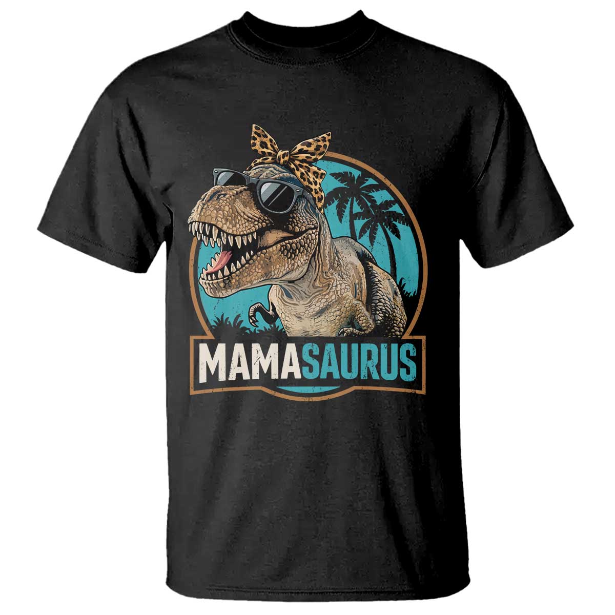 Mamasaurus Funny Dinosaur Mama T Shirt Mothers Day Family Matching