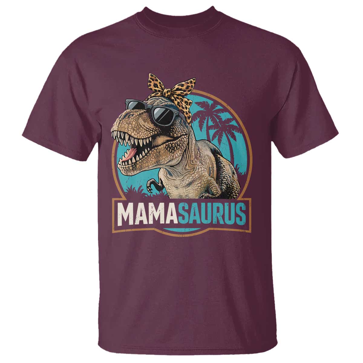 Mamasaurus Funny Dinosaur Mama T Shirt Mothers Day Family Matching