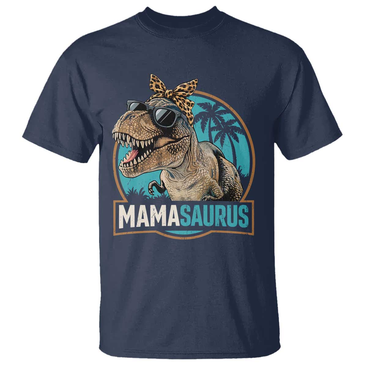 Mamasaurus Funny Dinosaur Mama T Shirt Mothers Day Family Matching