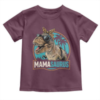 Mamasaurus Funny Dinosaur Mama Toddler T Shirt Mothers Day Family Matching
