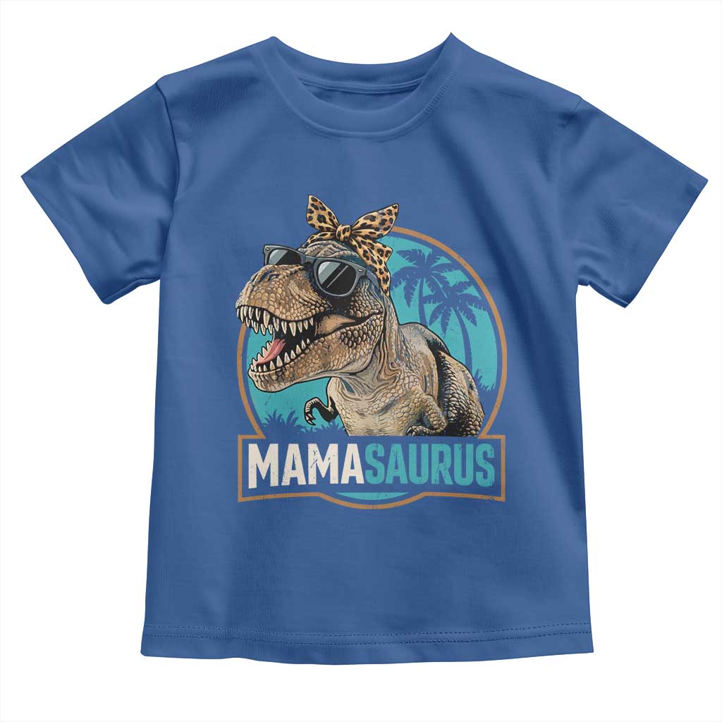 Mamasaurus Funny Dinosaur Mama Toddler T Shirt Mothers Day Family Matching
