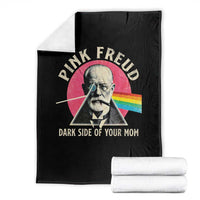 Pink Freud Dark Side Of Your Mom Throw Blanket Psychoanalysis Joke