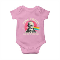 Pink Freud Dark Side Of Your Mom Baby Onesie Psychoanalysis Joke