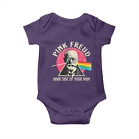Pink Freud Dark Side Of Your Mom Baby Onesie Psychoanalysis Joke