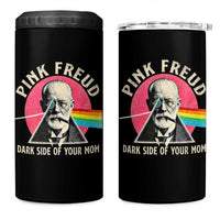 Pink Freud Dark Side Of Your Mom 4 in 1 Can Cooler Tumbler Psychoanalysis Joke