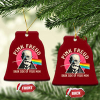 Pink Freud Dark Side Of Your Mom Ceramic Ornament Psychoanalysis Joke