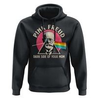 Pink Freud Dark Side Of Your Mom Hoodie Psychoanalysis Joke
