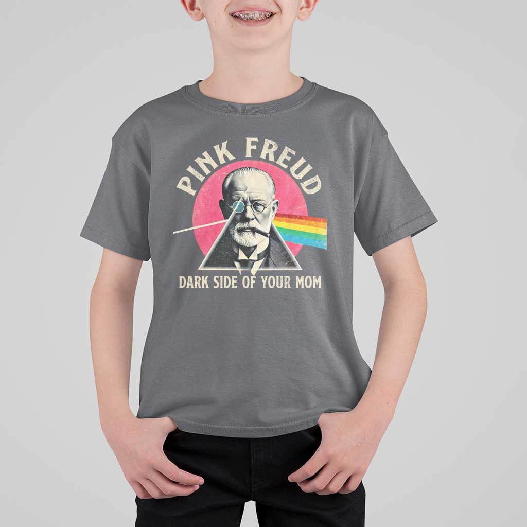 Pink Freud Dark Side Of Your Mom T Shirt For Kid Psychoanalysis Joke