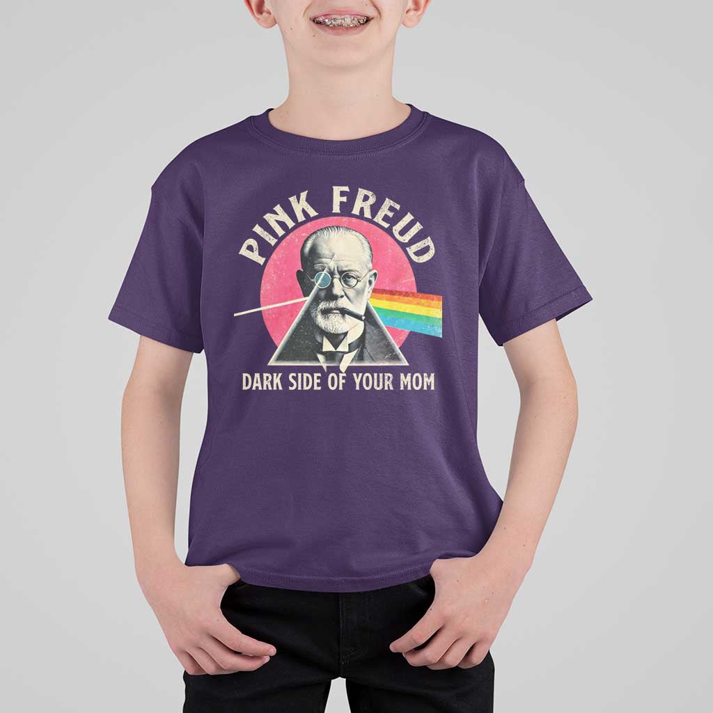 Pink Freud Dark Side Of Your Mom T Shirt For Kid Psychoanalysis Joke