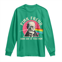 Pink Freud Dark Side Of Your Mom Long Sleeve Shirt Psychoanalysis Joke