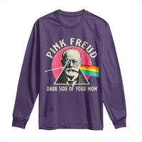 Pink Freud Dark Side Of Your Mom Long Sleeve Shirt Psychoanalysis Joke