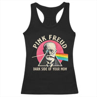 Pink Freud Dark Side Of Your Mom Racerback Tank Top Psychoanalysis Joke