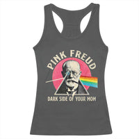 Pink Freud Dark Side Of Your Mom Racerback Tank Top Psychoanalysis Joke