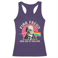 Pink Freud Dark Side Of Your Mom Racerback Tank Top Psychoanalysis Joke