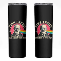 Pink Freud Dark Side Of Your Mom Skinny Tumbler Psychoanalysis Joke