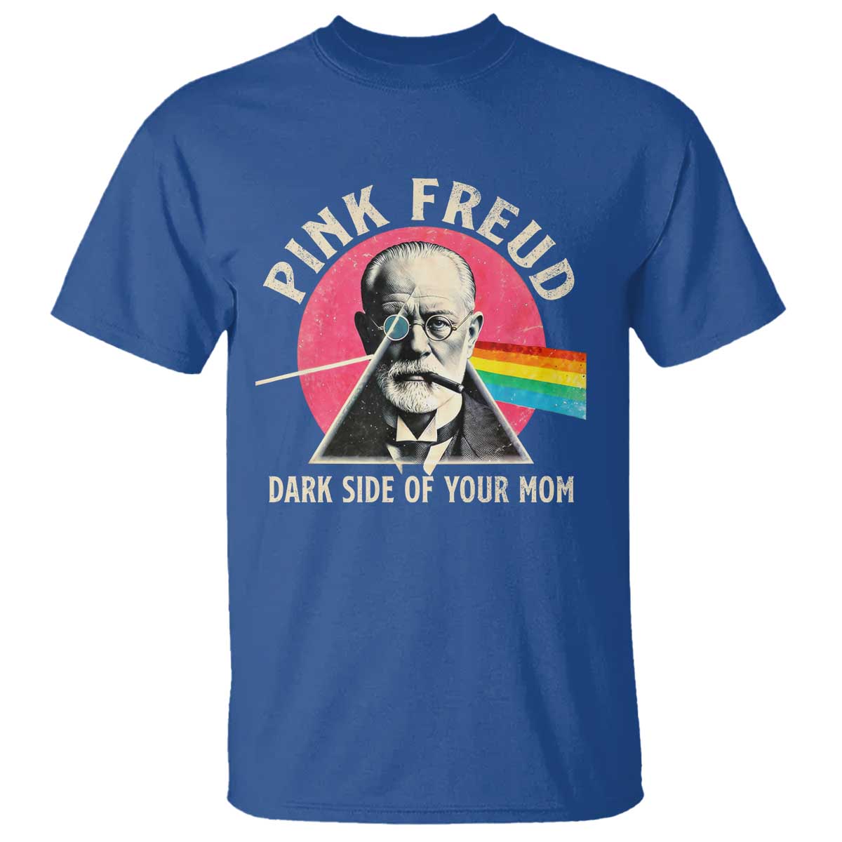 Pink Freud Dark Side Of Your Mom T Shirt Psychoanalysis Joke
