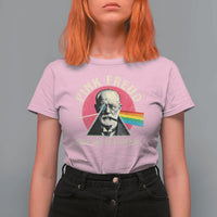 Pink Freud Dark Side Of Your Mom T Shirt For Women Psychoanalysis Joke
