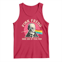 Pink Freud Dark Side Of Your Mom Tank Top Psychoanalysis Joke