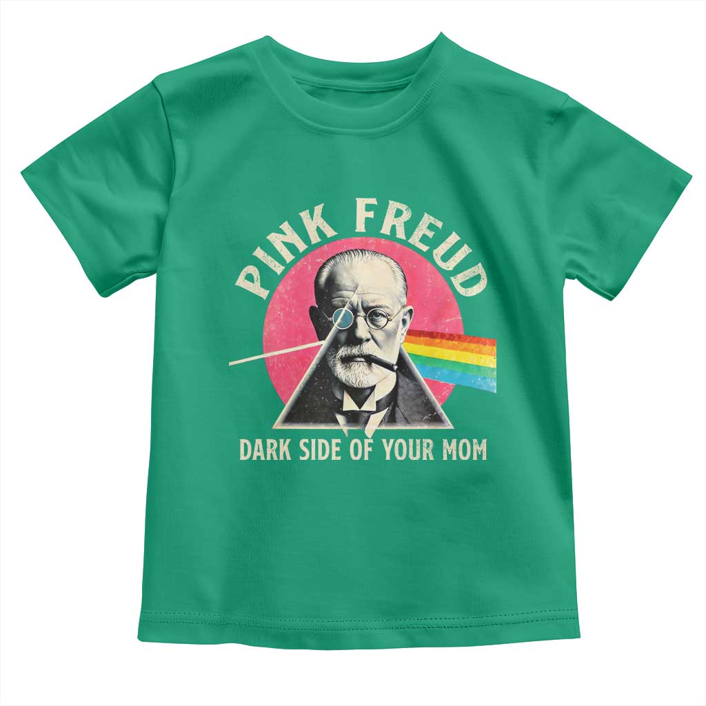 Pink Freud Dark Side Of Your Mom Toddler T Shirt Psychoanalysis Joke