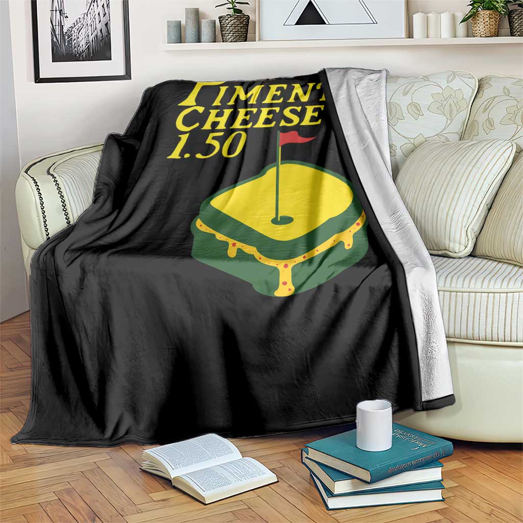 Pimento Cheese Throw Blanket Golf Foodie Golfer Tournament
