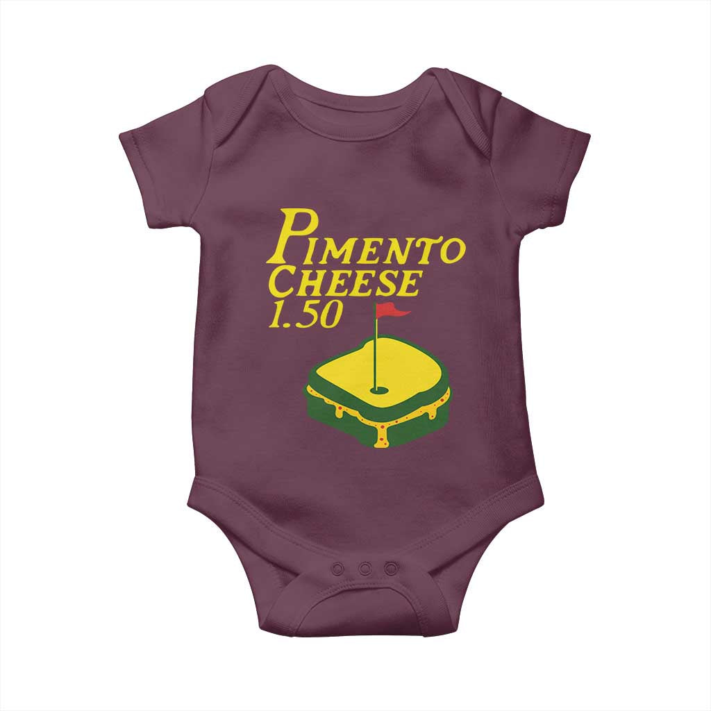 Pimento Cheese Baby Onesie Golf Foodie Golfer Tournament