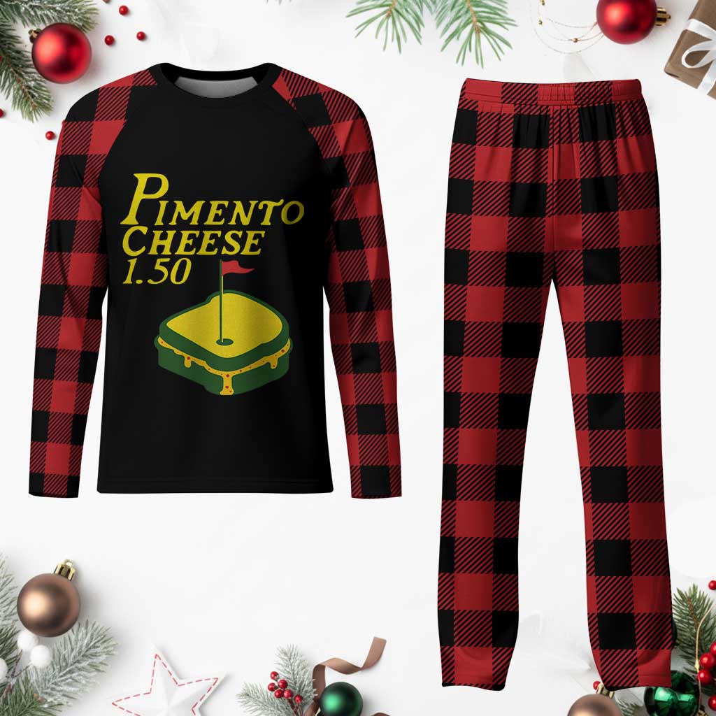 Pimento Cheese Plaid Pajama Set Golf Foodie Golfer Tournament