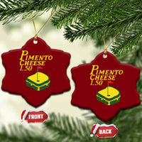Pimento Cheese Ceramic Ornament Golf Foodie Golfer Tournament