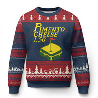 Pimento Cheese Ugly Christmas Sweater Golf Foodie Golfer Tournament