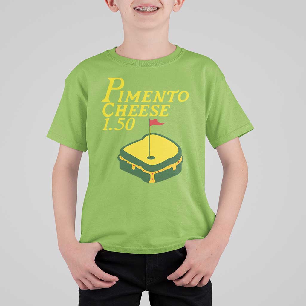 Pimento Cheese T Shirt For Kid Golf Foodie Golfer Tournament