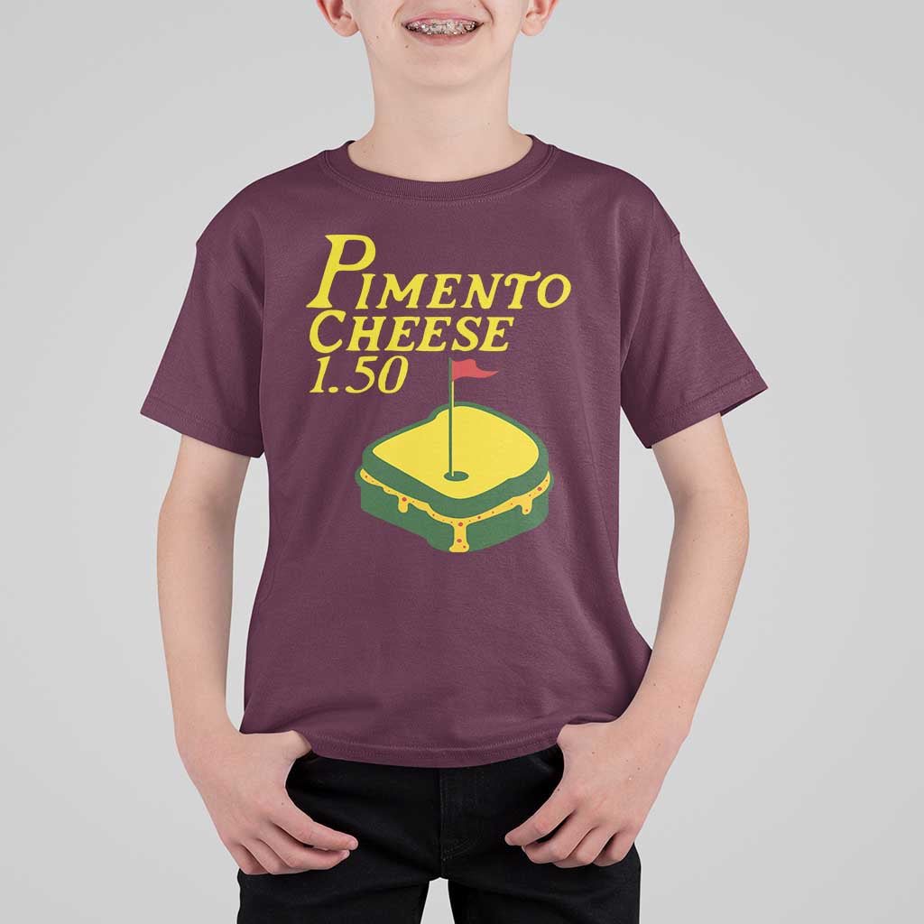 Pimento Cheese T Shirt For Kid Golf Foodie Golfer Tournament