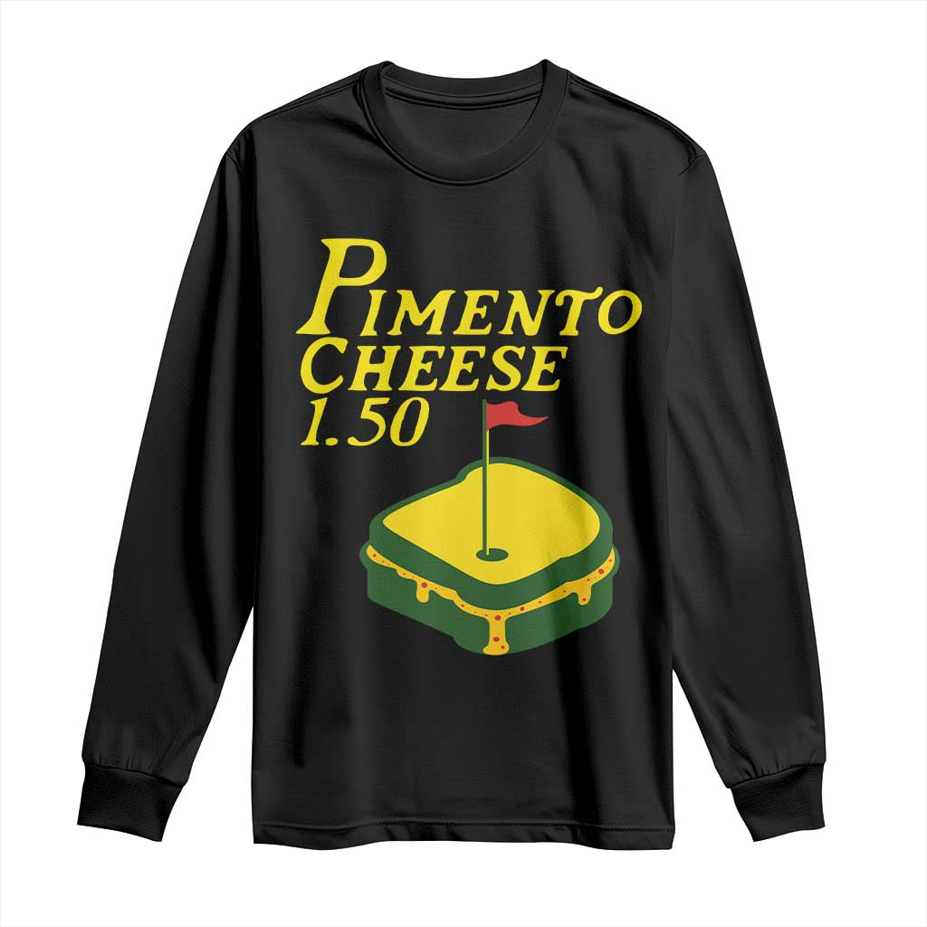 Pimento Cheese Long Sleeve Shirt Golf Foodie Golfer Tournament