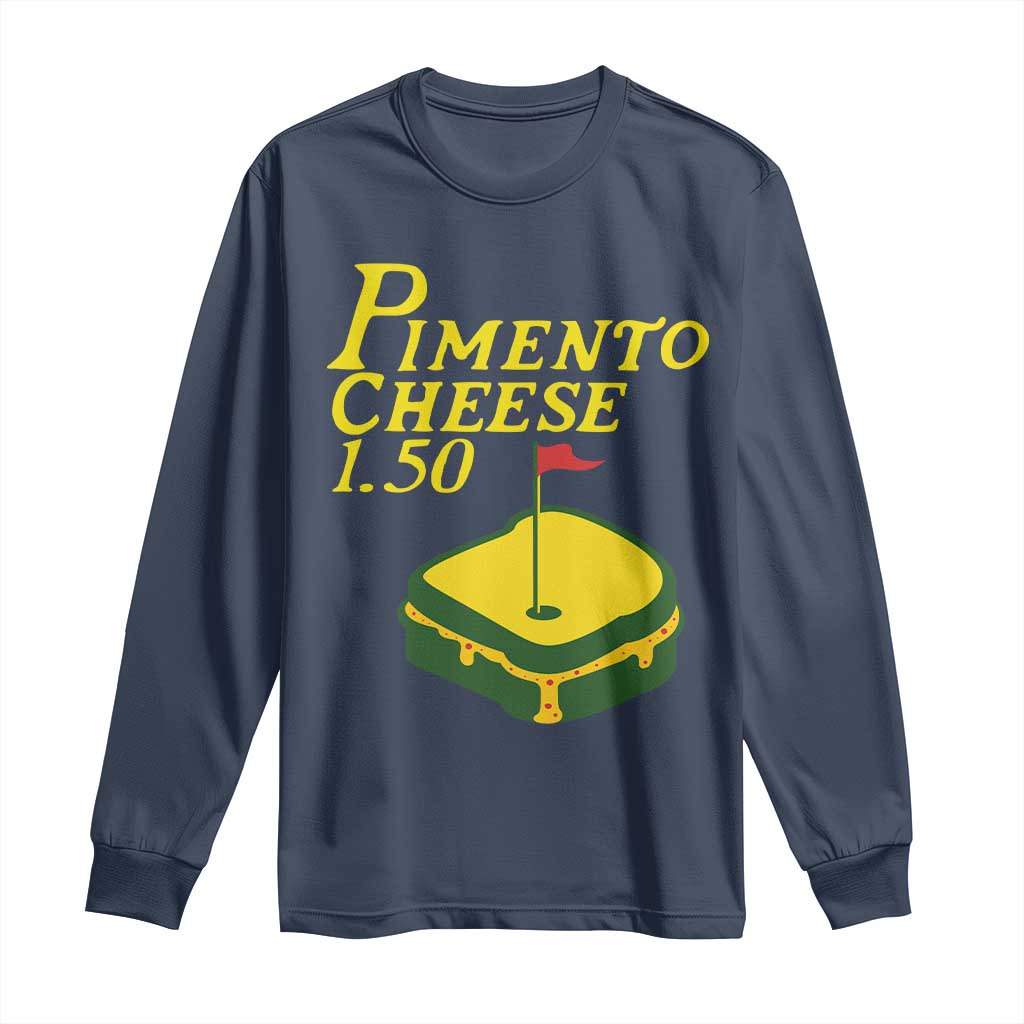 Pimento Cheese Long Sleeve Shirt Golf Foodie Golfer Tournament
