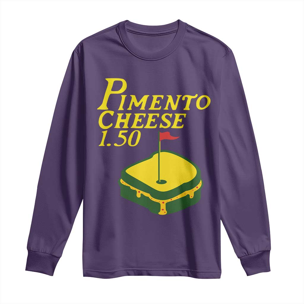 Pimento Cheese Long Sleeve Shirt Golf Foodie Golfer Tournament