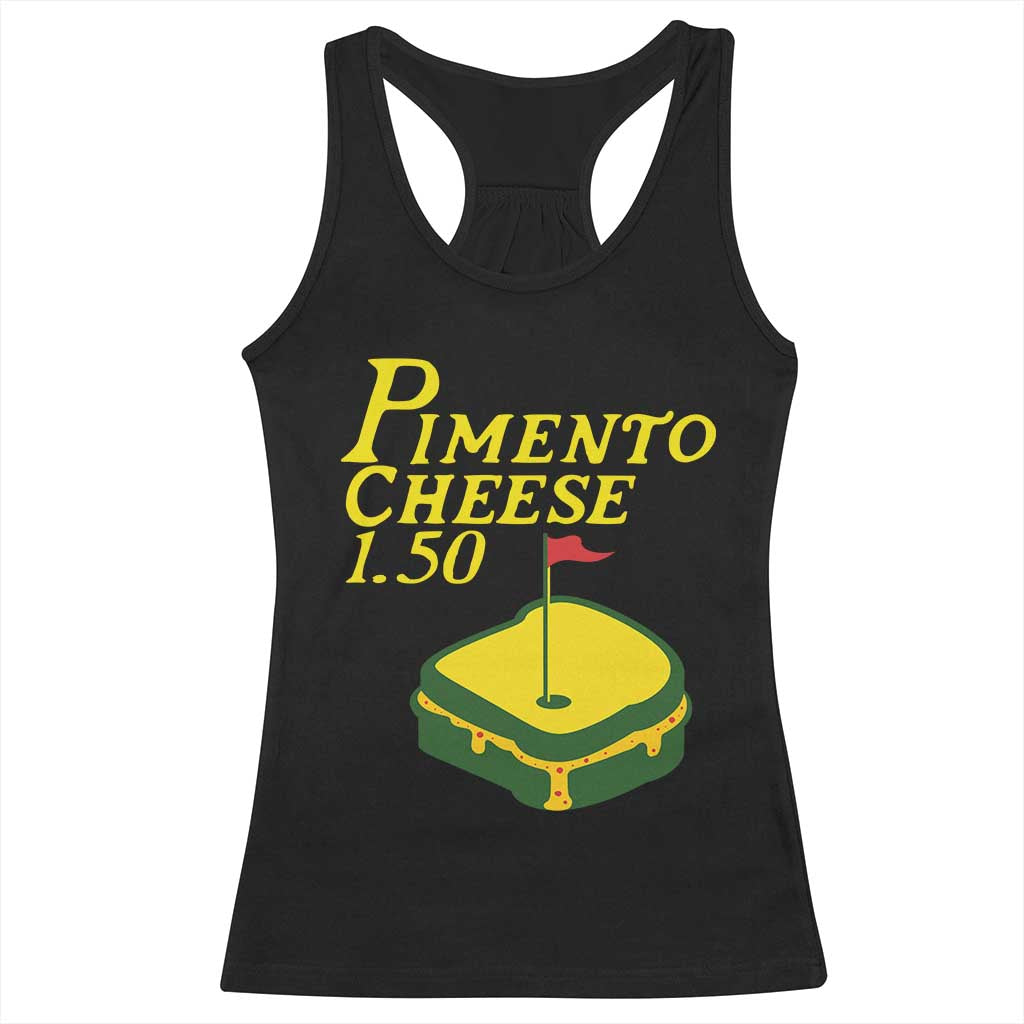 Pimento Cheese Racerback Tank Top Golf Foodie Golfer Tournament