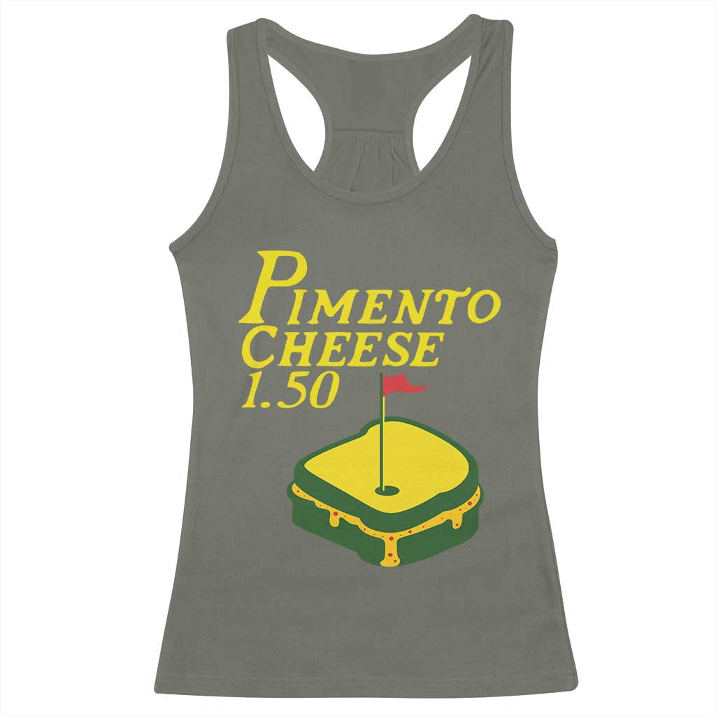 Pimento Cheese Racerback Tank Top Golf Foodie Golfer Tournament