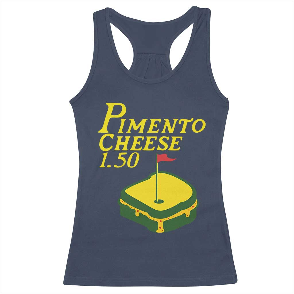 Pimento Cheese Racerback Tank Top Golf Foodie Golfer Tournament