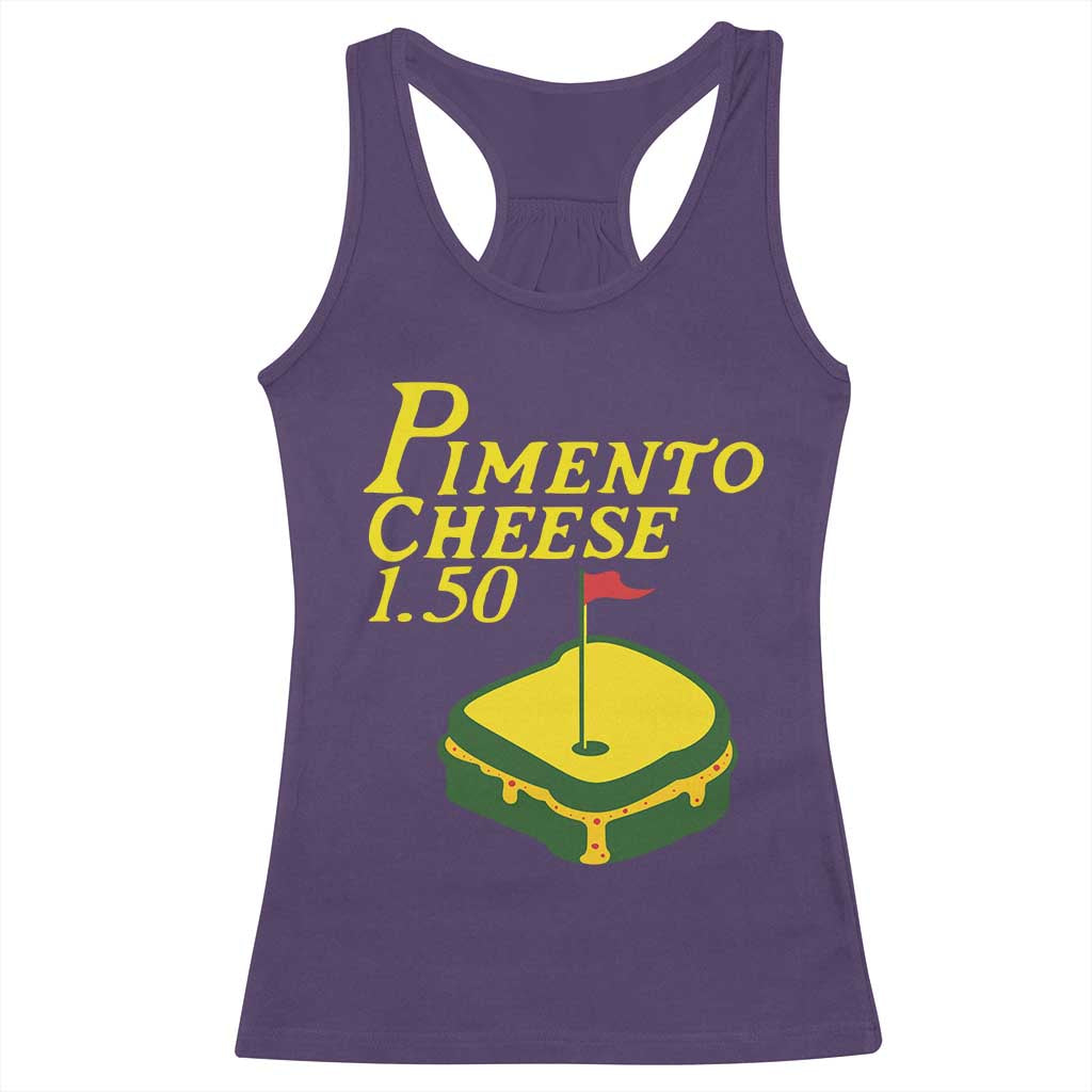 Pimento Cheese Racerback Tank Top Golf Foodie Golfer Tournament