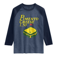 Pimento Cheese Raglan Shirt Golf Foodie Golfer Tournament