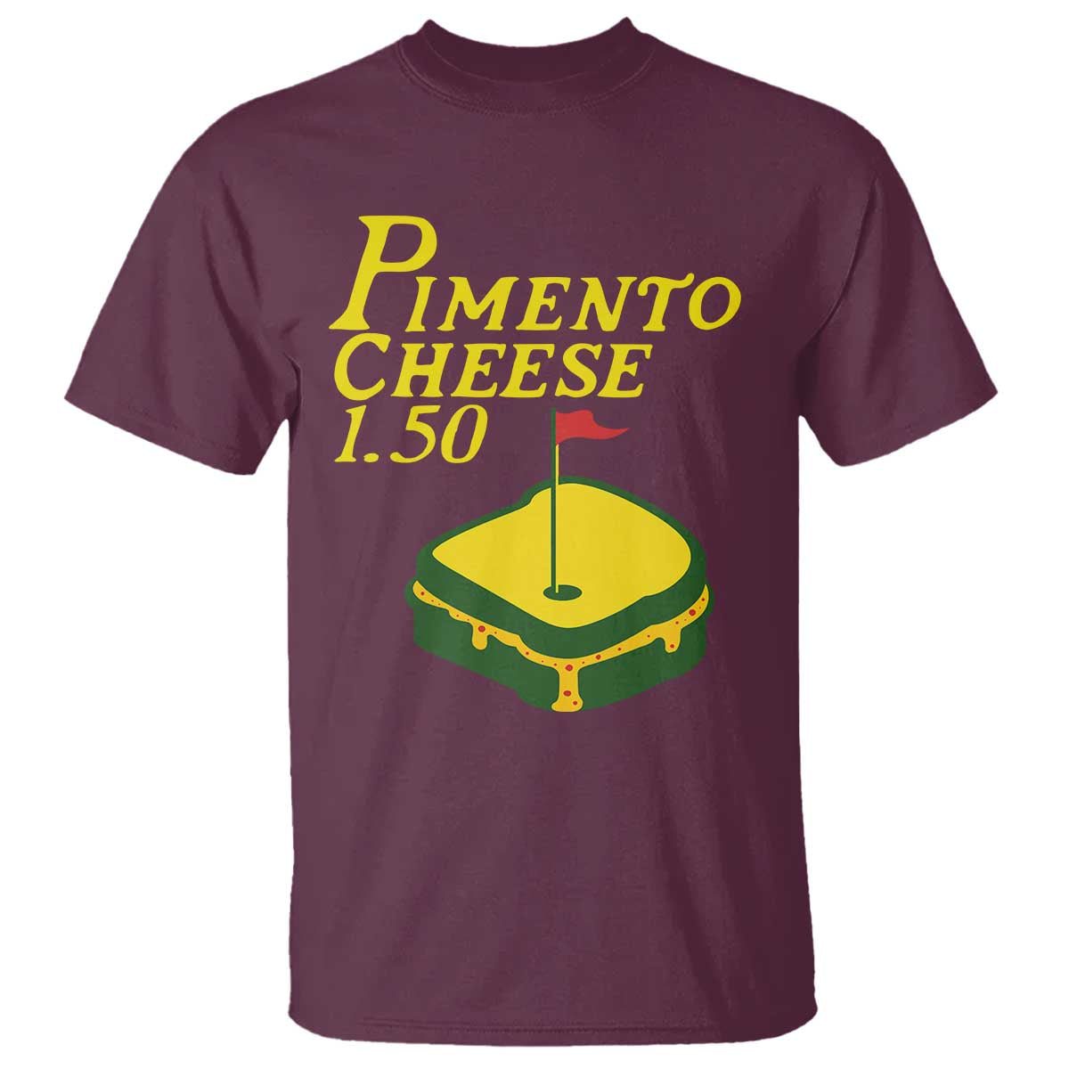 Pimento Cheese T Shirt Golf Foodie Golfer Tournament