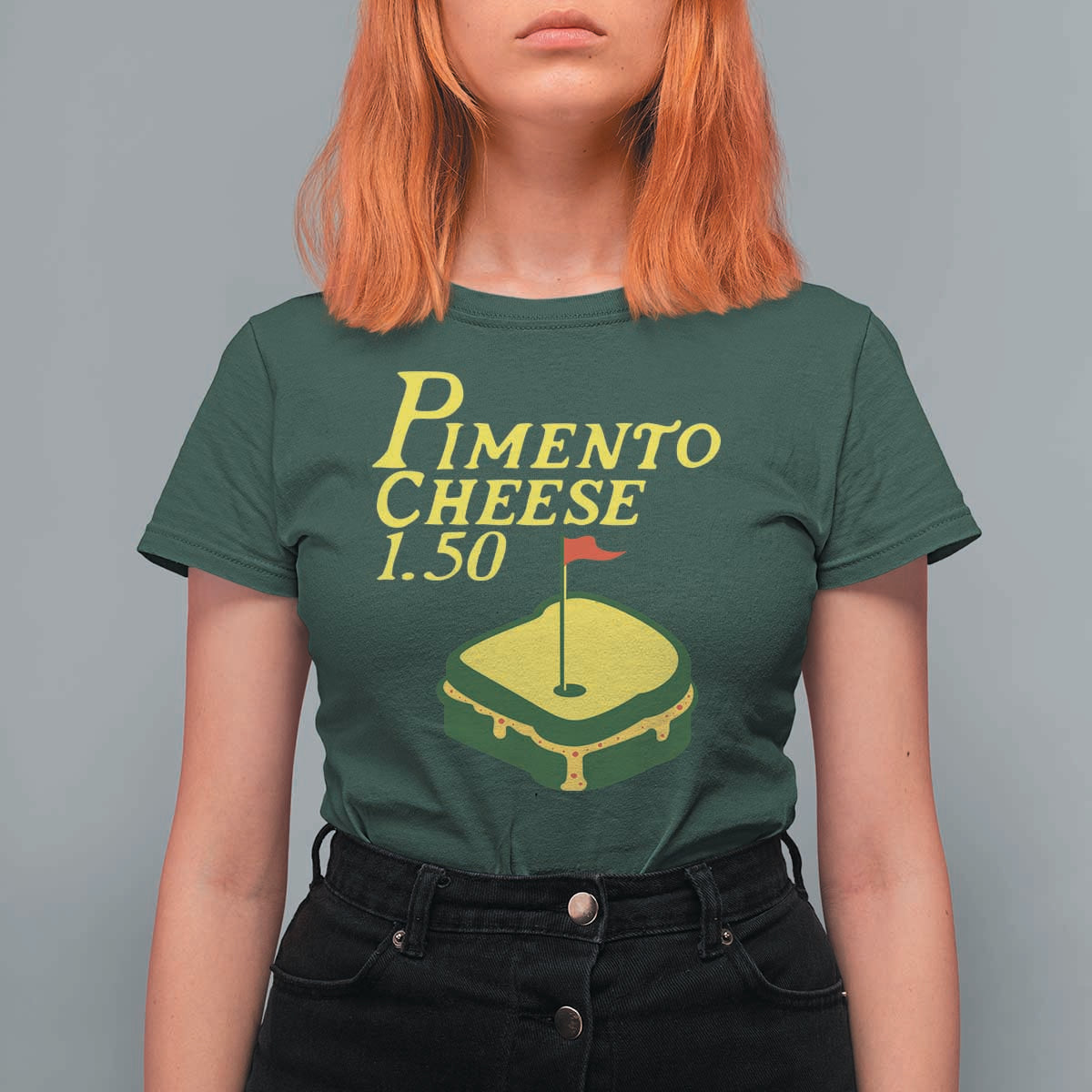 Pimento Cheese T Shirt For Women Golf Foodie Golfer Tournament