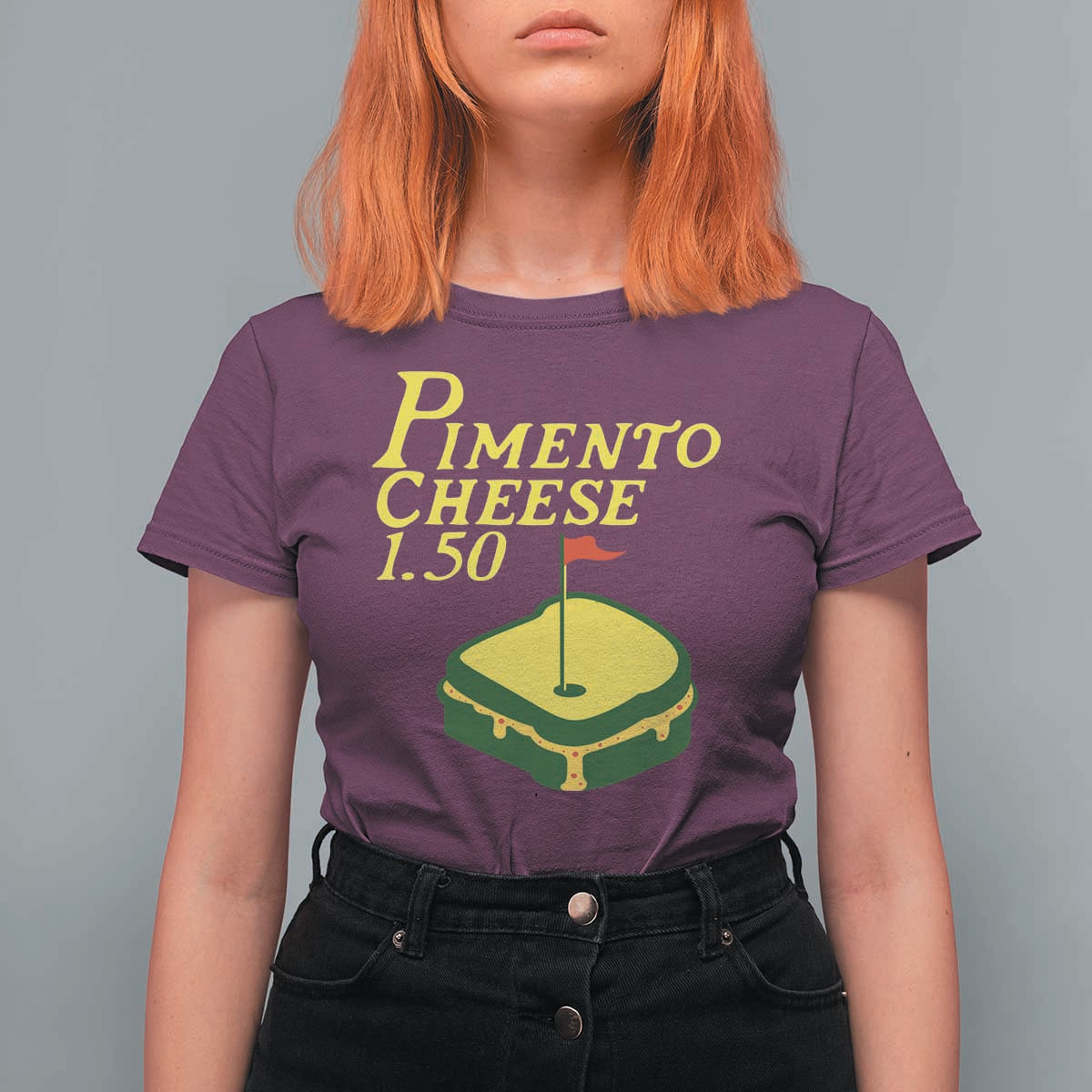 Pimento Cheese T Shirt For Women Golf Foodie Golfer Tournament