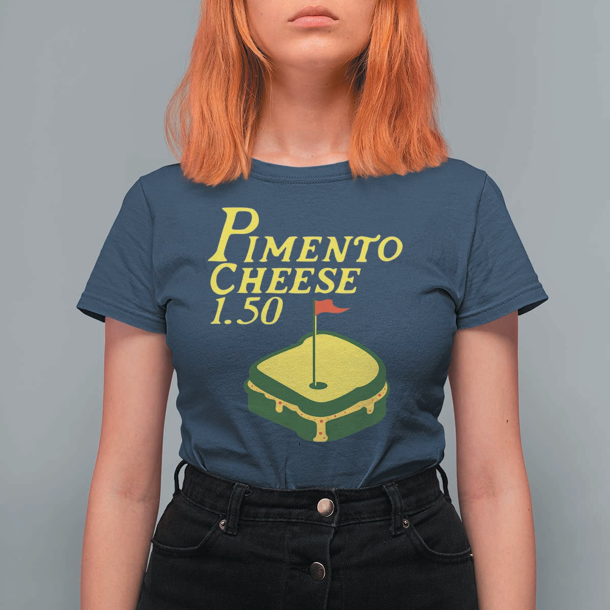 Pimento Cheese T Shirt For Women Golf Foodie Golfer Tournament