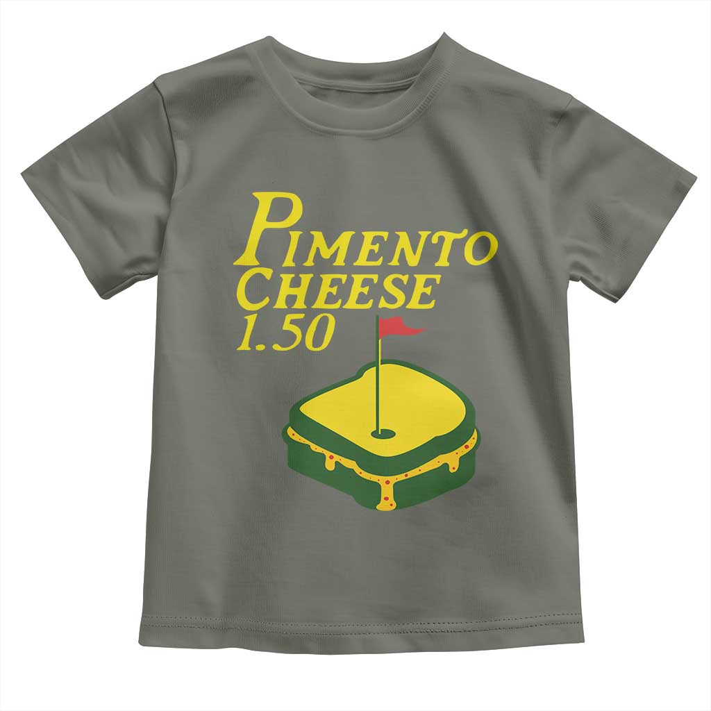Pimento Cheese Toddler T Shirt Golf Foodie Golfer Tournament