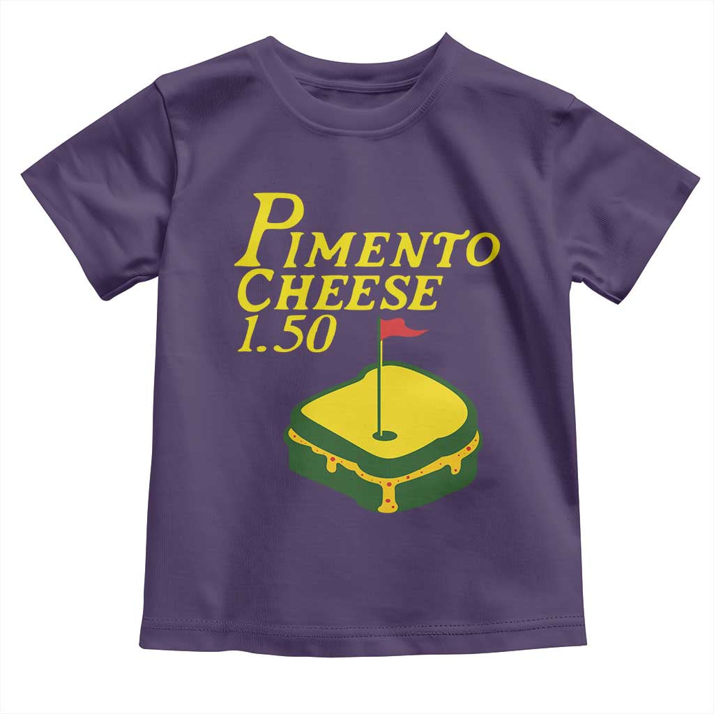 Pimento Cheese Toddler T Shirt Golf Foodie Golfer Tournament